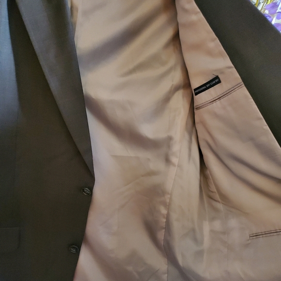 Albert Nipon Men's Wool Cashmere Blend Singe Breasted Blazer 42R brown - Picture 5 of 6